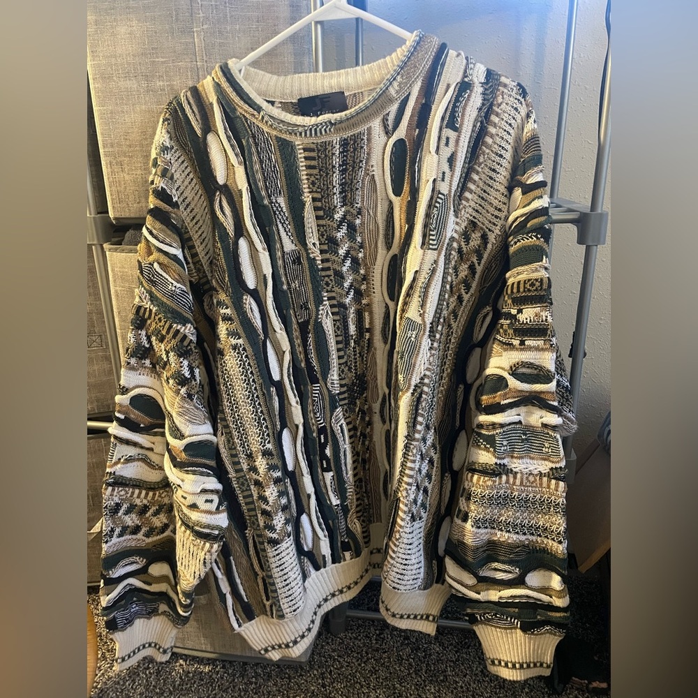 jf j.ferrar Multicolor Patterned Sweater